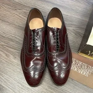 NEW Allen Edmonds McAllister Burgundy Wingtip Oxfords 8.5 3E McAllister Wingtip Oxford Dress Shoe | Men main image 2